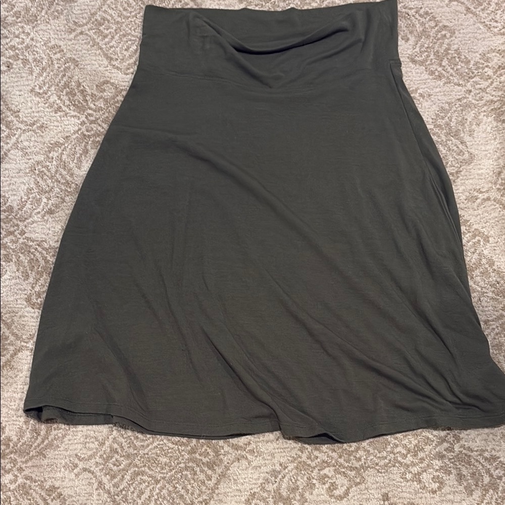 GAP Black Knee-Length A-Line Skirt